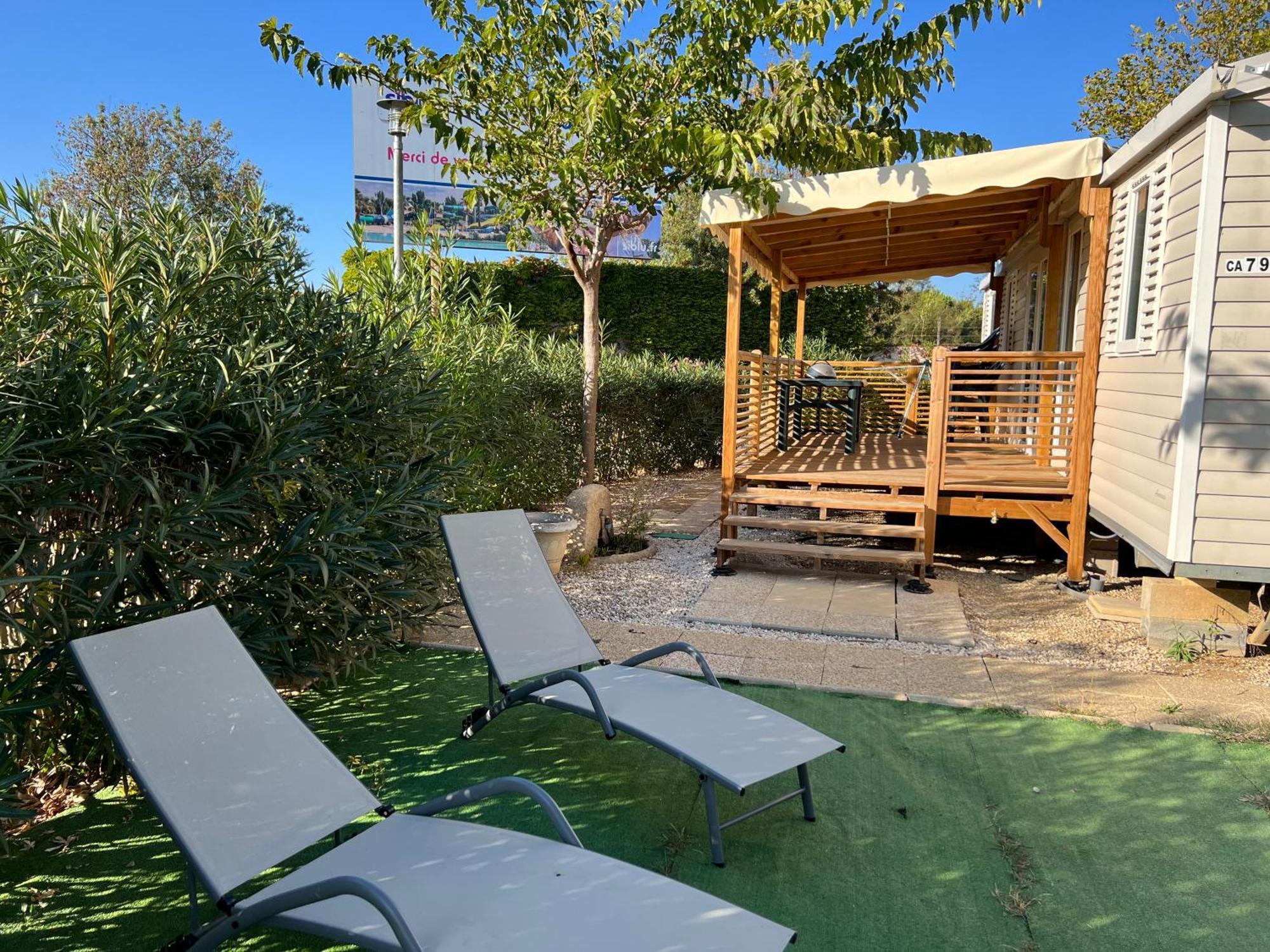 Mobilhome La Carabasse Vias Plage Exterior photo