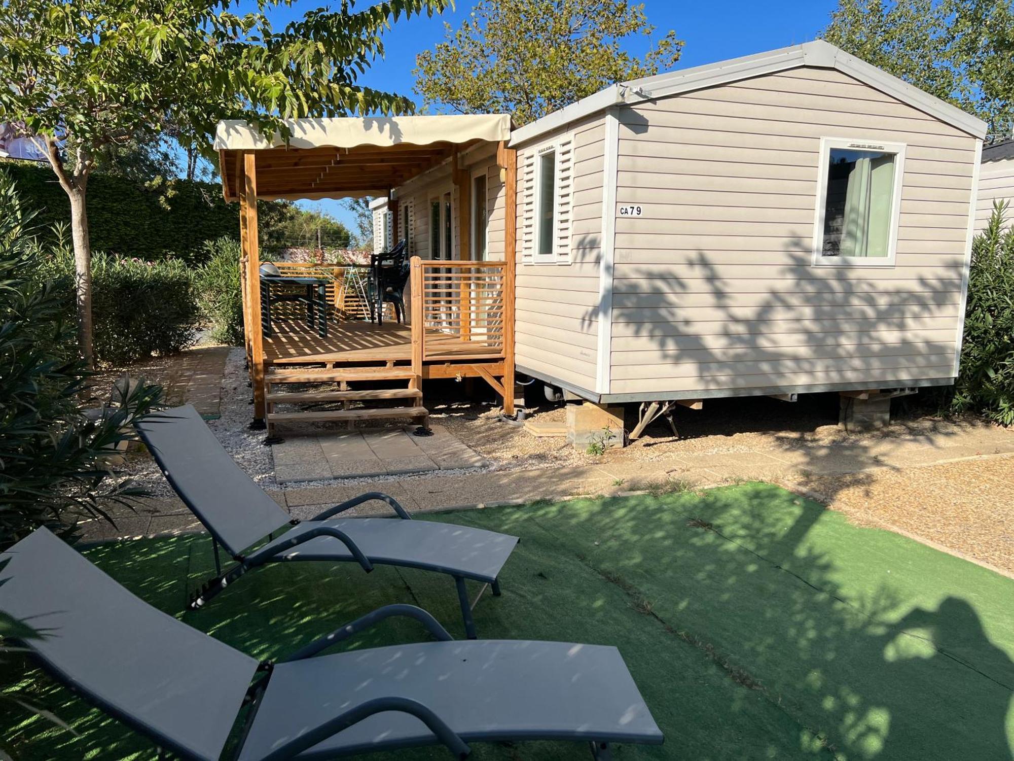 Mobilhome La Carabasse Vias Plage Exterior photo