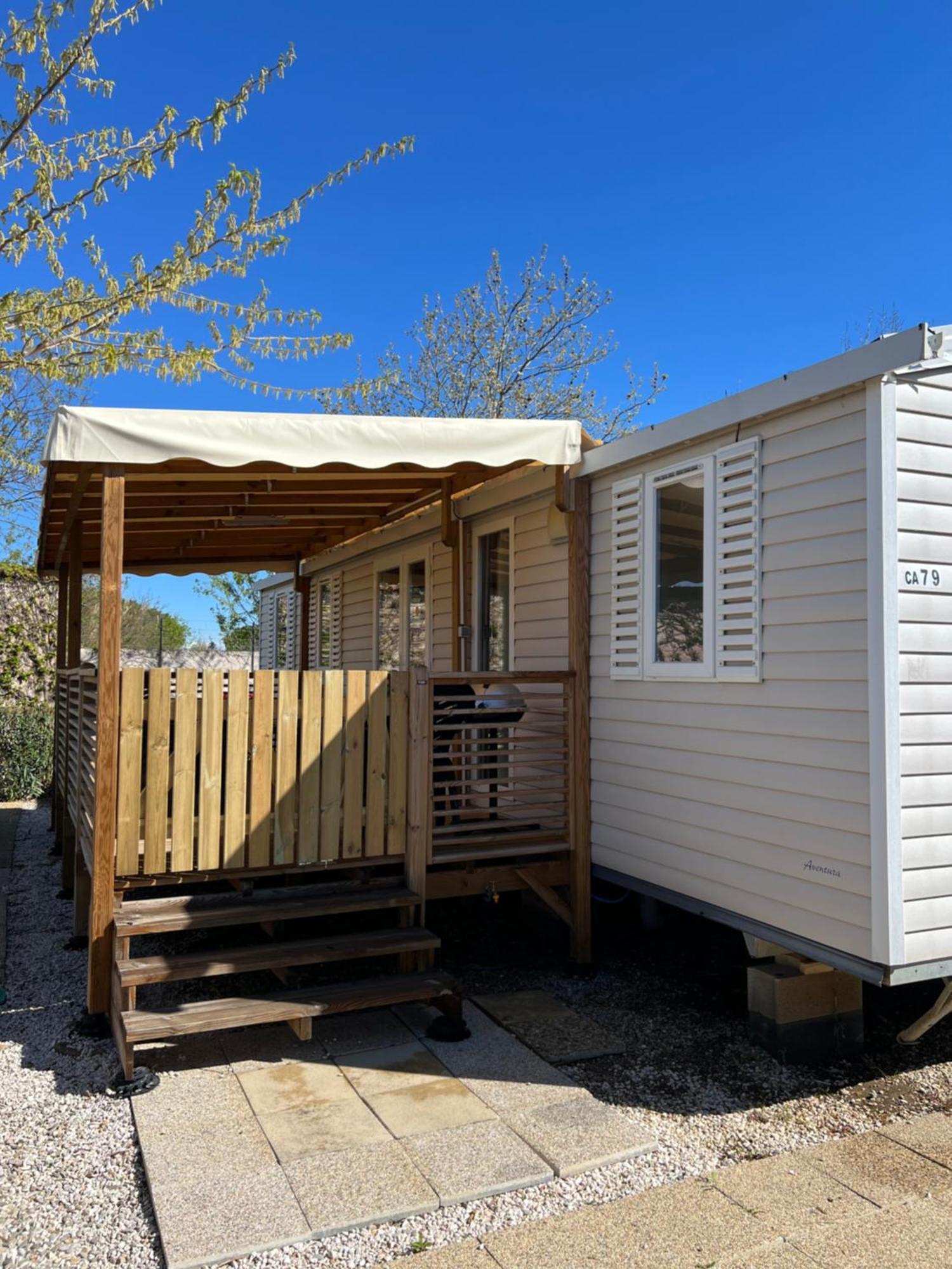 Mobilhome La Carabasse Vias Plage Exterior photo